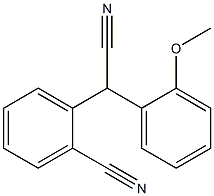 (2-Cyanophenyl)(2-methoxyphenyl)acetonitrile Struktur