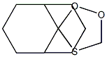 Spiro[bicyclo[3.3.1]nonane-9,3'-[1,2]dioxa[4]thiacyclopentane] Struktur