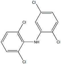 2,5-Dichlorophenyl 2,6-dichlorophenylamine Struktur