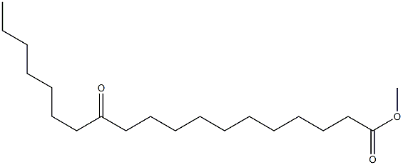 12-Oxononadecanoic acid methyl ester Struktur