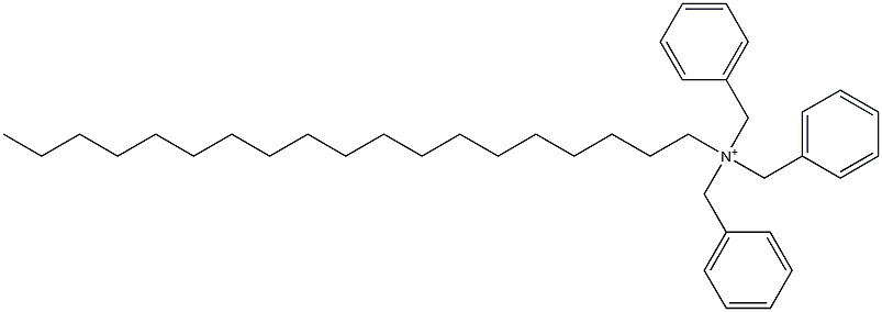 Nonadecyltribenzylaminium Struktur