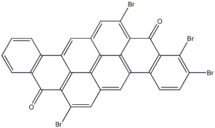 7,9,10,15-Tetrabromo-8,16-pyranthrenedione Struktur