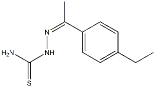 1-[1-(4-Ethylphenyl)ethylidene]thiosemicarbazide Struktur