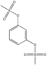 1,3-Benzenediol di(methanesulfonate) Struktur