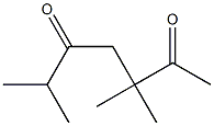 3,3,6-Trimethyl-2,5-heptanedione Struktur