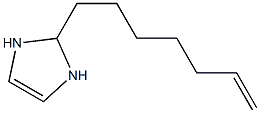 2-(6-Heptenyl)-4-imidazoline Struktur