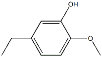 5-Ethyl-2-methoxyphenol Struktur