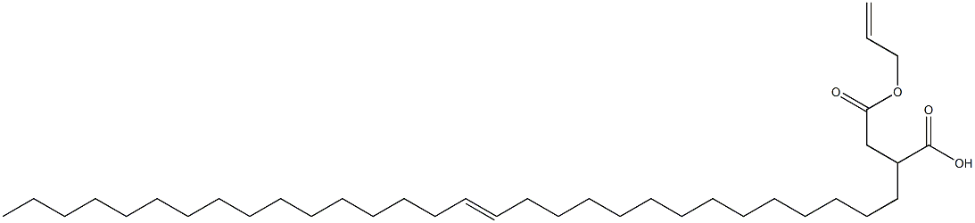 2-(14-Triacontenyl)succinic acid 1-hydrogen 4-allyl ester Struktur