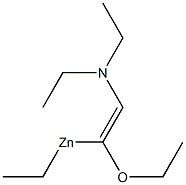 Ethyl[(1Z)-2-(diethylamino)-1-ethoxyethenyl]zinc Struktur