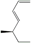 (R,E)-5-Methyl-1,3-heptadiene Struktur