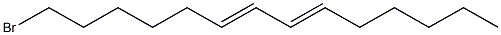 (6E,8E)-1-Bromo-6,8-tetradecadiene Struktur