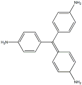 4-[(4-Aminophenyl)(4-amino-2,5-cyclohexadien-1-ylidene)methyl]benzenamine Struktur