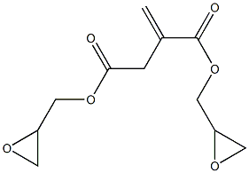 Itaconic acid diglycidyl ester Struktur