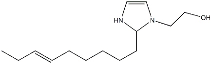 2-(6-Nonenyl)-4-imidazoline-1-ethanol Struktur