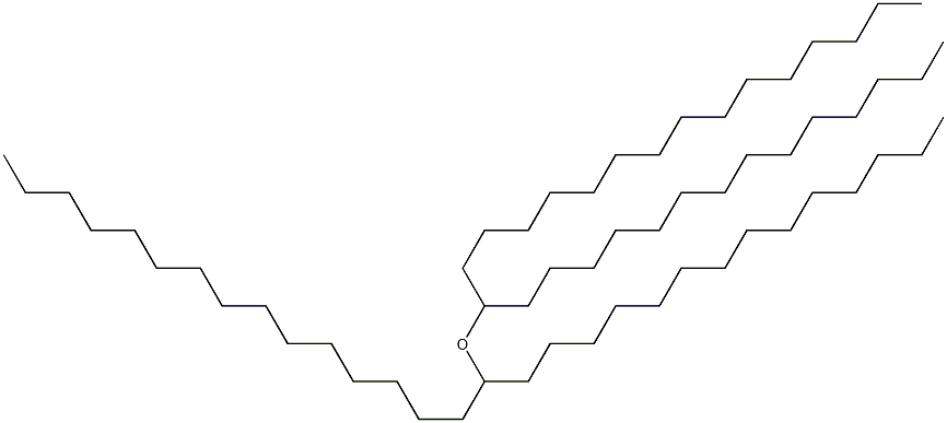 Tetradecylhexadecyl ether Struktur