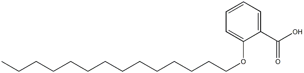 2-(Tetradecyloxy)benzoic acid Struktur