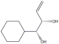 (3S,4R)-4-Cyclohexyl-1-butene-3,4-diol Struktur