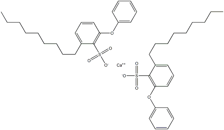 Bis(2-nonyl-6-phenoxybenzenesulfonic acid)calcium salt Struktur