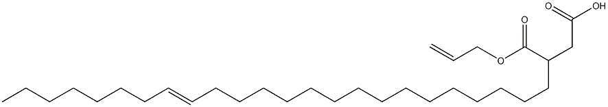 3-(16-Tetracosenyl)succinic acid 1-hydrogen 4-allyl ester Struktur