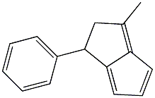 1-Phenyl-3-methyl-1,2-dihydropentalene Struktur