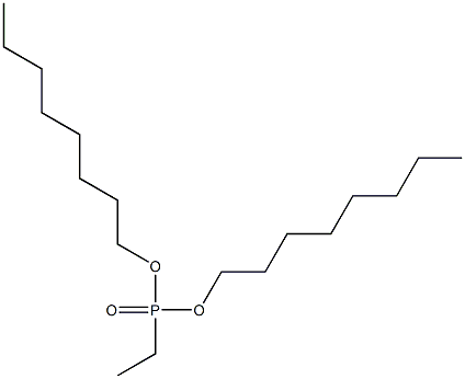 Ethylphosphonic acid dioctyl ester Struktur