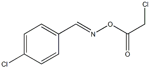 4-Chlorobenzaldehyde O-(chloroacetyl)oxime Struktur