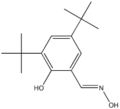 2-Hydroxy-3,5-di-tert-butylbenzaldehyde oxime Struktur