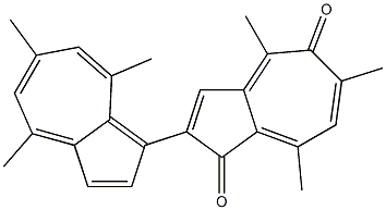 2-(4,6,8-Trimethylazulen-1-yl)-4,6,8-trimethylazulene-1,5-dione Struktur