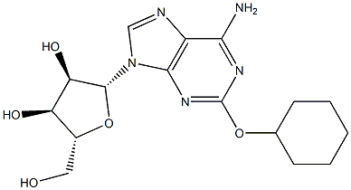 2-Cyclohexyloxyadenosine Struktur