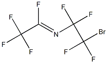 N-(2-Bromotetrafluoroethyl)tetrafluoroethanimine Struktur