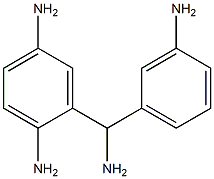 (3-Aminophenyl)(2,5-diaminophenyl)methanamine Struktur