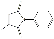 1-Phenyl-3-methyl-3-pyrroline-2,5-dione Struktur