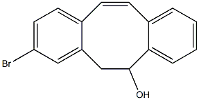 8-Bromo-5,6-dihydrodibenzo[a,e]cycloocten-5-ol Struktur