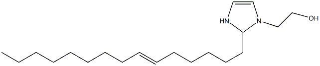 2-(6-Pentadecenyl)-4-imidazoline-1-ethanol Struktur