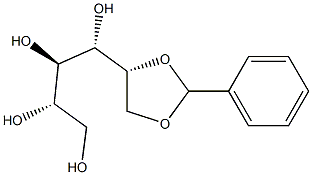 5-O,6-O-Benzylidene-D-glucitol Struktur