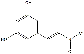 5-[(E)-2-Nitroethenyl]resorcinol Struktur