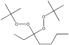 3,3-Bis(tert-butylperoxy)heptane Struktur