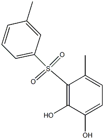 5,6-Dihydroxy-2,3'-dimethyl[sulfonylbisbenzene] Struktur