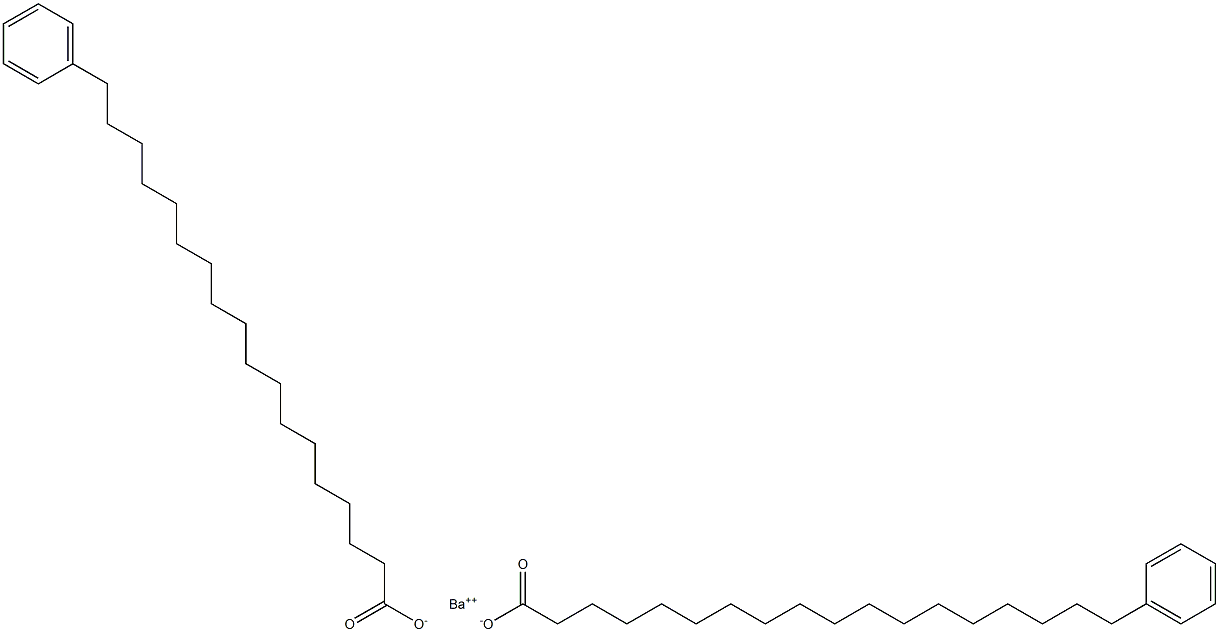 Bis(18-phenylstearic acid)barium salt Struktur