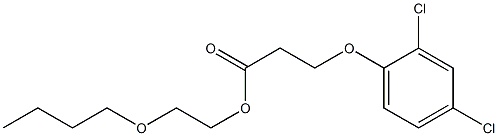 3-(2,4-Dichlorophenoxy)propanoic acid 2-butoxyethyl ester Struktur