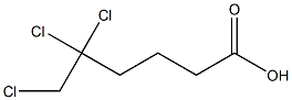 5,5,6-Trichlorocaproic acid Struktur