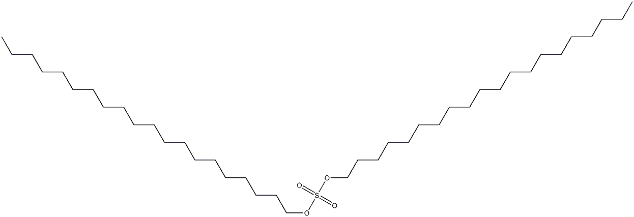 Sulfuric acid diicosyl ester Struktur