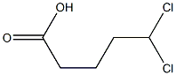 5,5-Dichlorovaleric acid Struktur