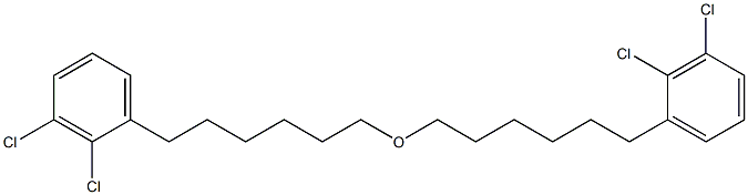 2,3-Dichlorophenylhexyl ether Struktur