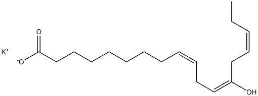 13-Hydroxylinoleic acid potassium salt Struktur