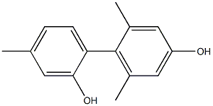 2',4,6'-Trimethyl-1,1'-biphenyl-2,4'-diol Struktur