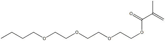 Methacrylic acid 2-[2-(2-butoxyethoxy)ethoxy]ethyl ester Struktur