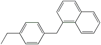 1-(4-Ethylbenzyl)naphthalene Struktur