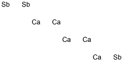 Pentacalcium triantimony Struktur