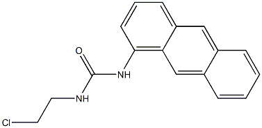 1-(1-Anthryl)-3-(2-chloroethyl)urea Struktur